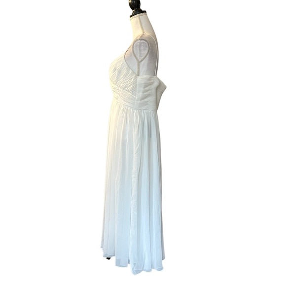 NEW IEENA FOR MAC DUGGAL Faux Wrap Sleeveless Flowy Midi Dress SZ Large Event - Picture 6 of 13